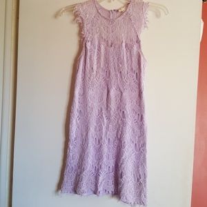 Lilac lace dress